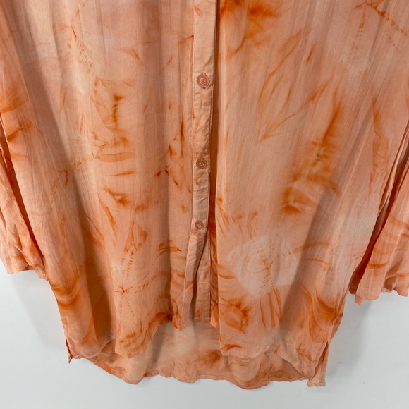 Cabo Gypsy Tie Dye Boho Shirtdress - Picture 7 of 8